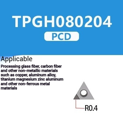 1040-Diamond Boring Inserts PCD Boring Inserts WBGT/TPGH for Copper and Aluminum Shandong Denso Pricision Tools Co.,Ltd.
